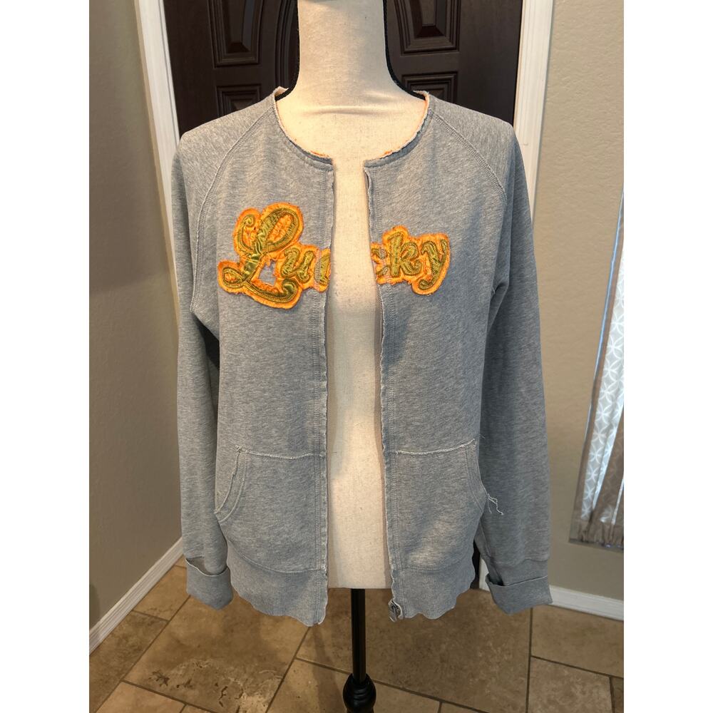 Lucky Brand Hoodless Patch Hoodie - Picture 4 of 9